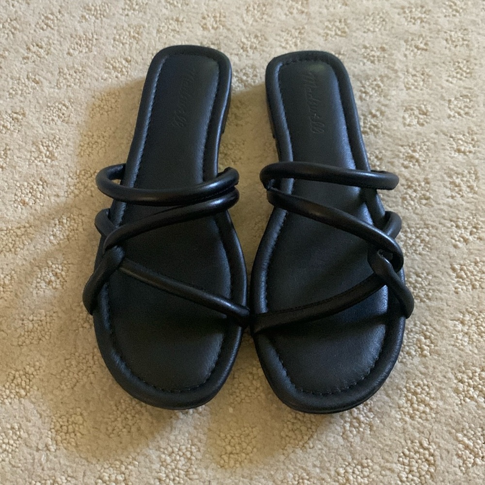 Madewell Black strappy sandal